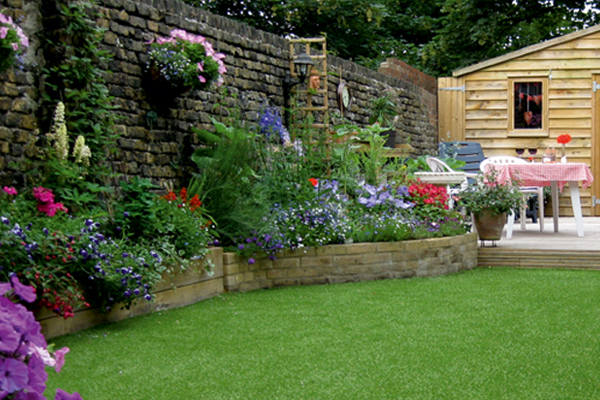 césped artificial para jardines y patios